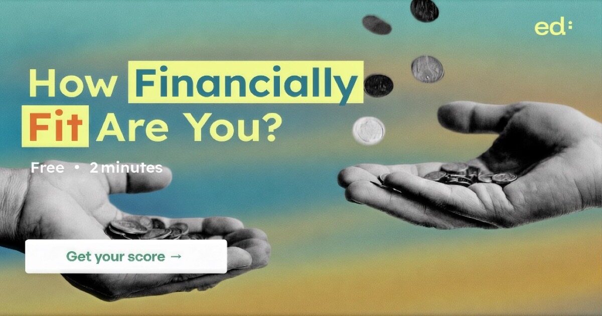 A quick, honest read on your financial fitness — a score, a status, and the first thing to fix.