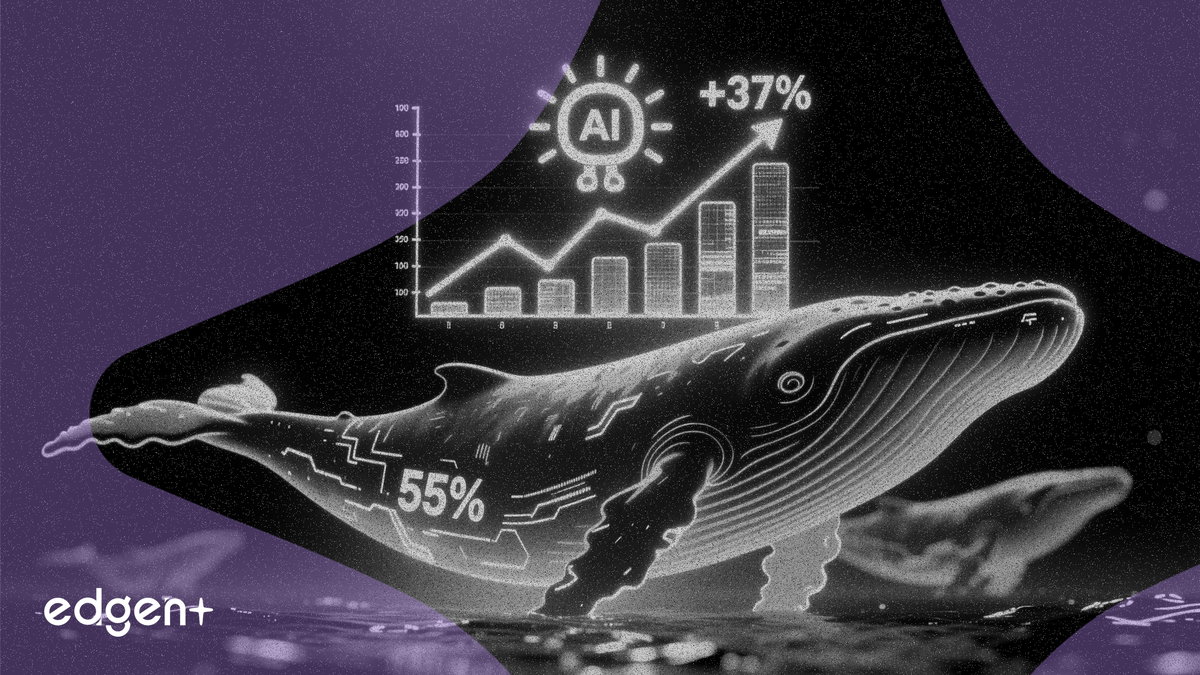 AI Companion (AIC) 漲幅達 37%，巨鯨錢包控制 55% 的供應量