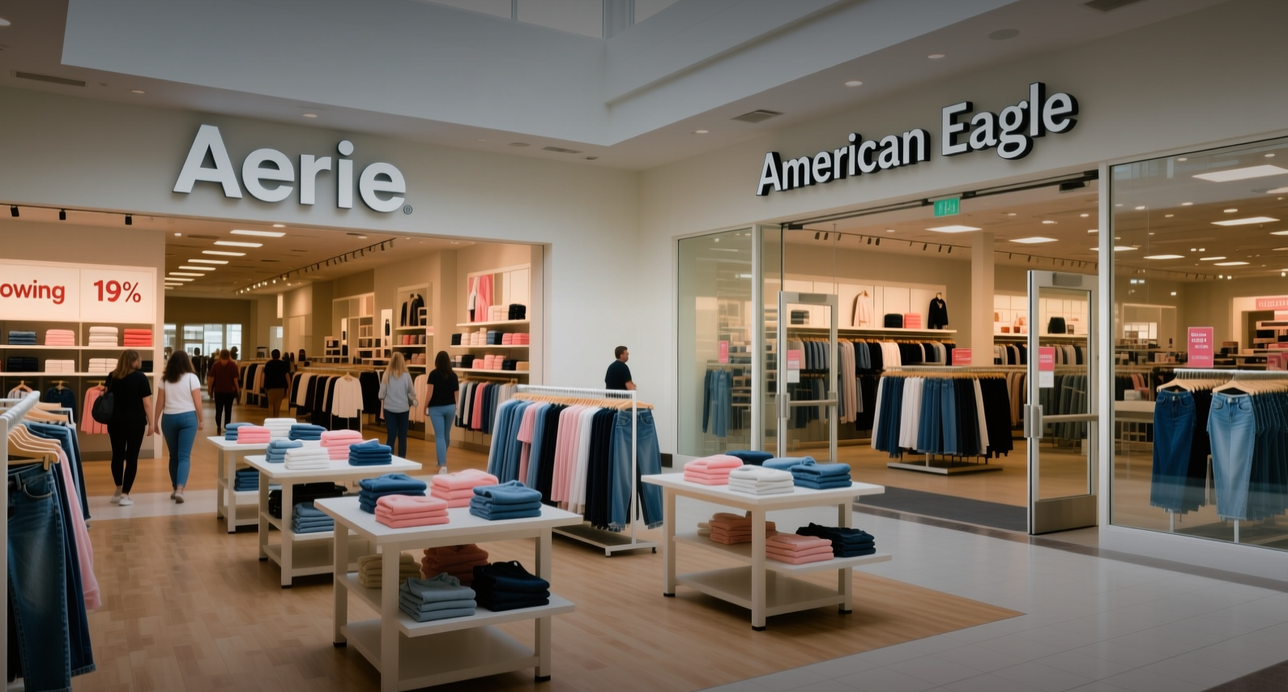 American Eagle同店銷售增幅6%遜於預期 Aerie成長放緩