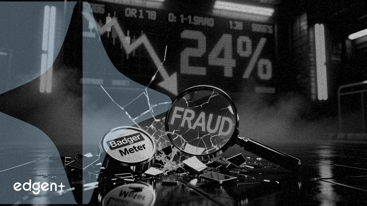 Badger Meter investigated for securities fraud after 24% stock drop