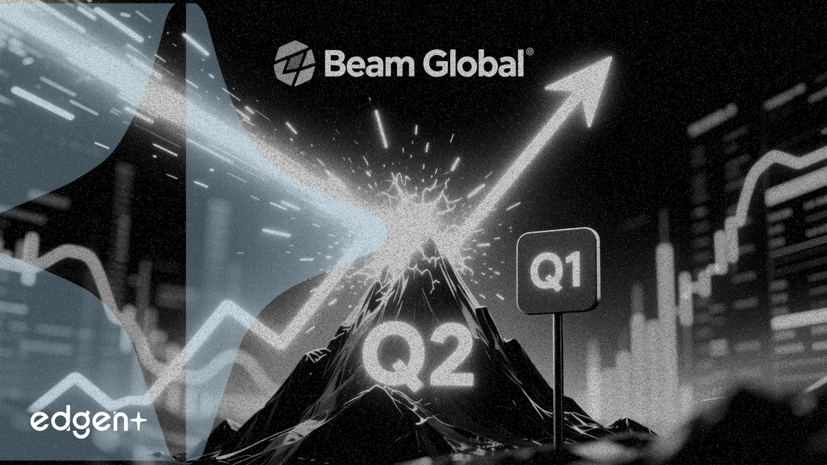 Beam Global Q2 Revenue Already Tops Q1 in Strong Start