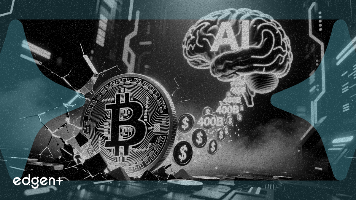 Bitcoin slides 14% in a week as Saylor blames $400B AI capital rotation