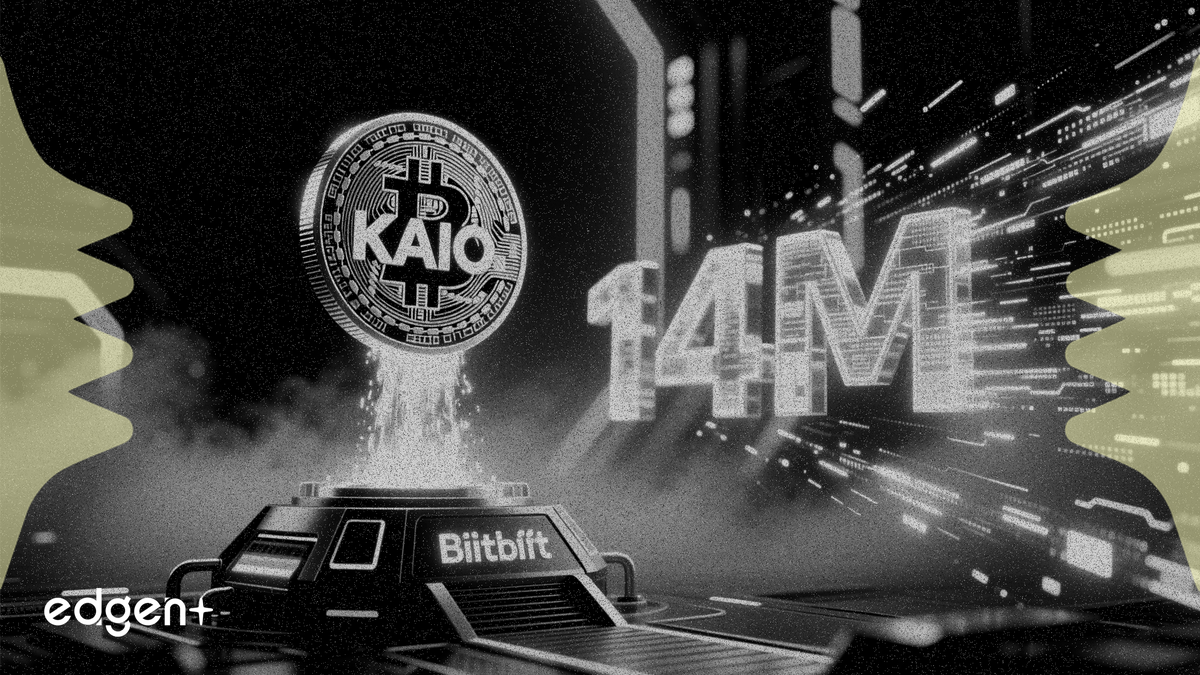 Bitget 上線 KAIO，Launchpool 提供 1400 萬枚代幣獎勵