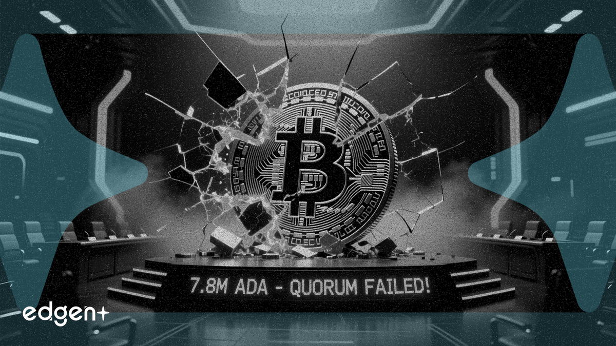 Cardano Foundation cancels summit after 7.8M ADA treasury vote falls short