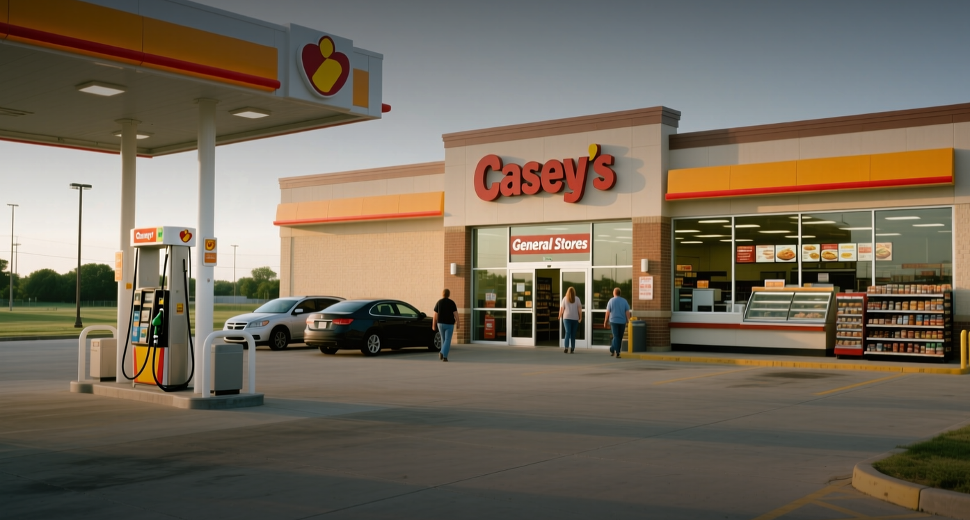 Casey's同店銷售成長放緩至3.2%,股價下跌12.7%