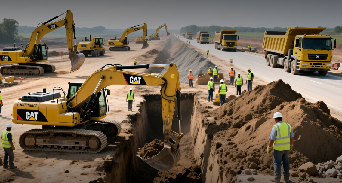Caterpillar construction revenue jumps 35% as demand, pricing strengthen