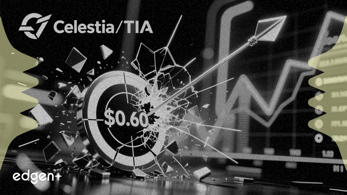 Celestia Jumps 10% as Traders Target $0.60 Breakout