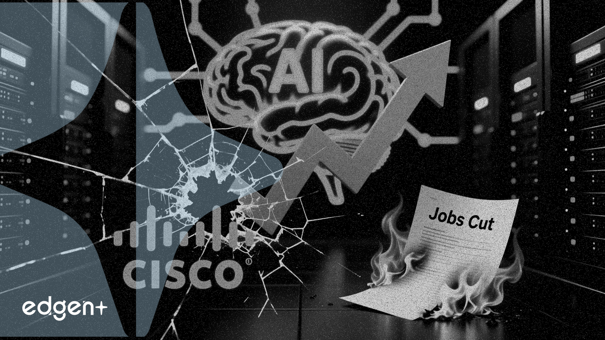 Cisco surges 15% most since 2011 on AI pivot and job cuts