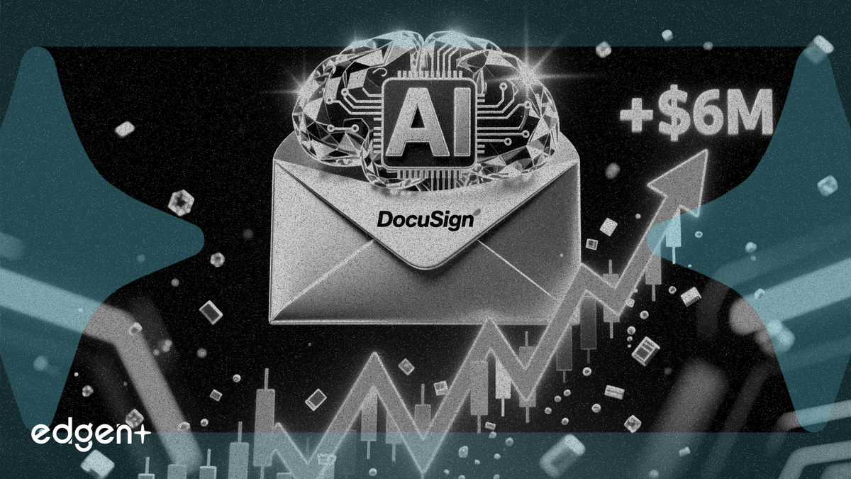 DocuSign 調升營收展望 6 百萬美元，AI 平台推動第一季獲利成長
