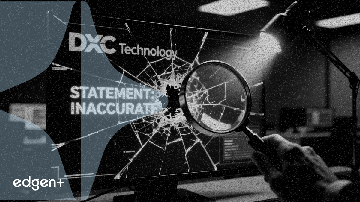DXC Technology Faces Fraud Probe From Ademi LLP Over 1 Inaccurate Statement Claim
