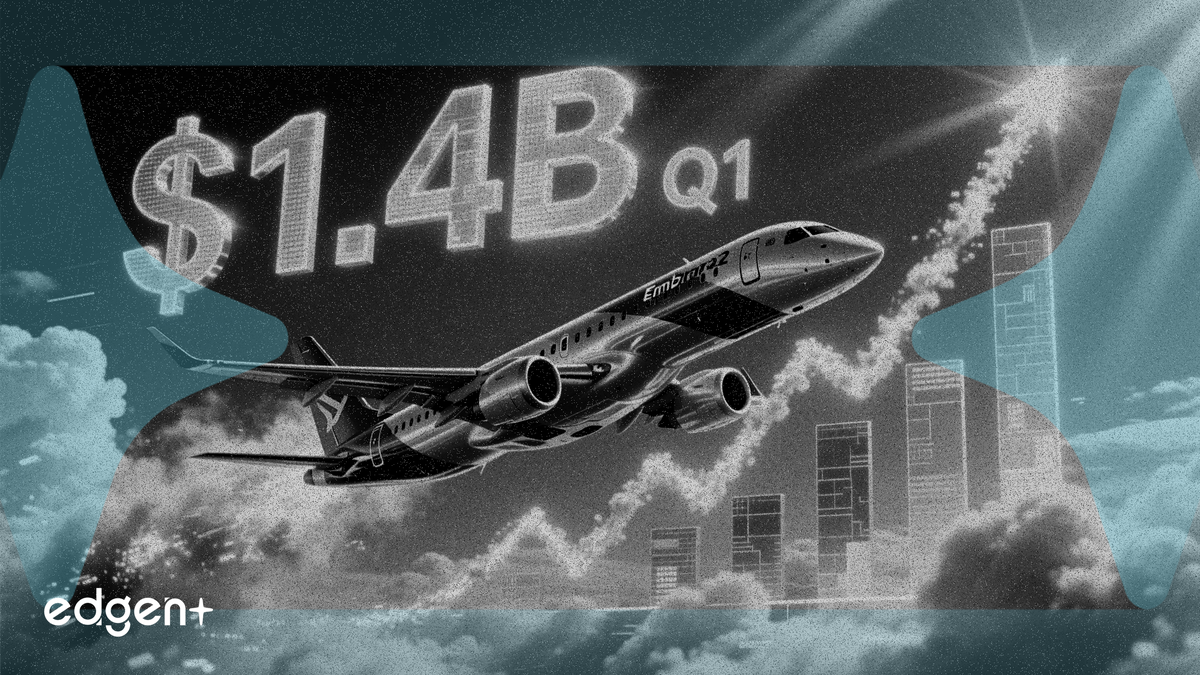 巴西航空工業公司第一季度營收達 14 億美元，交付量激增創歷史新高