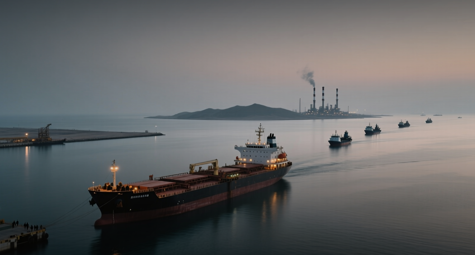 Explosions hit 3 Iranian oil hubs near Hormuz, crude at risk