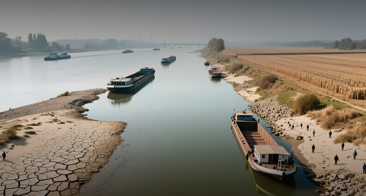 Extreme Heat to Cost EU €180 Billion as Crops, Shipping Fail