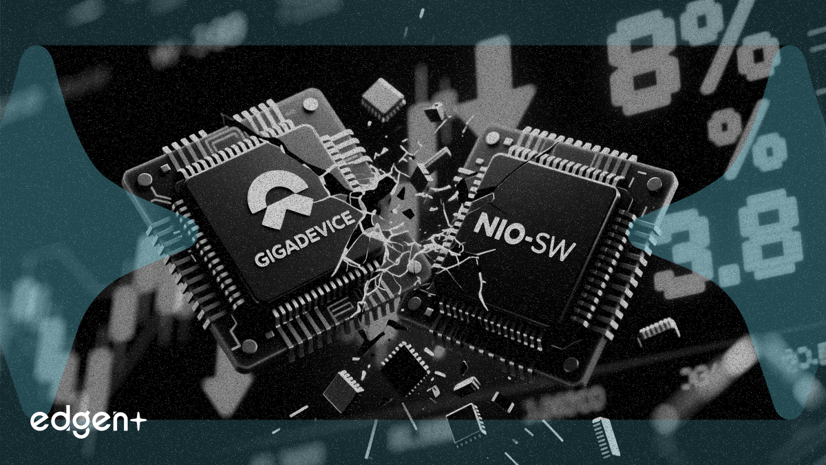 GIGADEVICE, NIO-SW sign chip deal as shares slide 8% and 3.8%