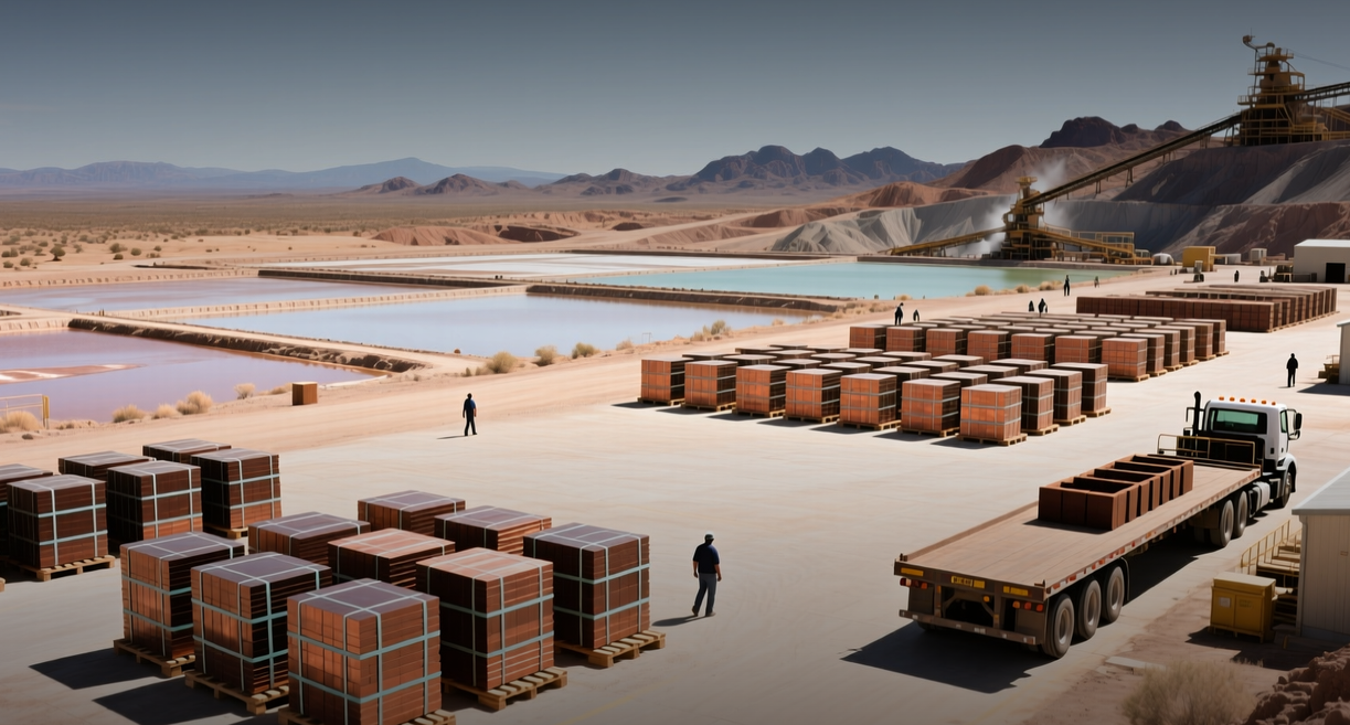 Gunnison Copper hits commercial production after 1.3 million lb August