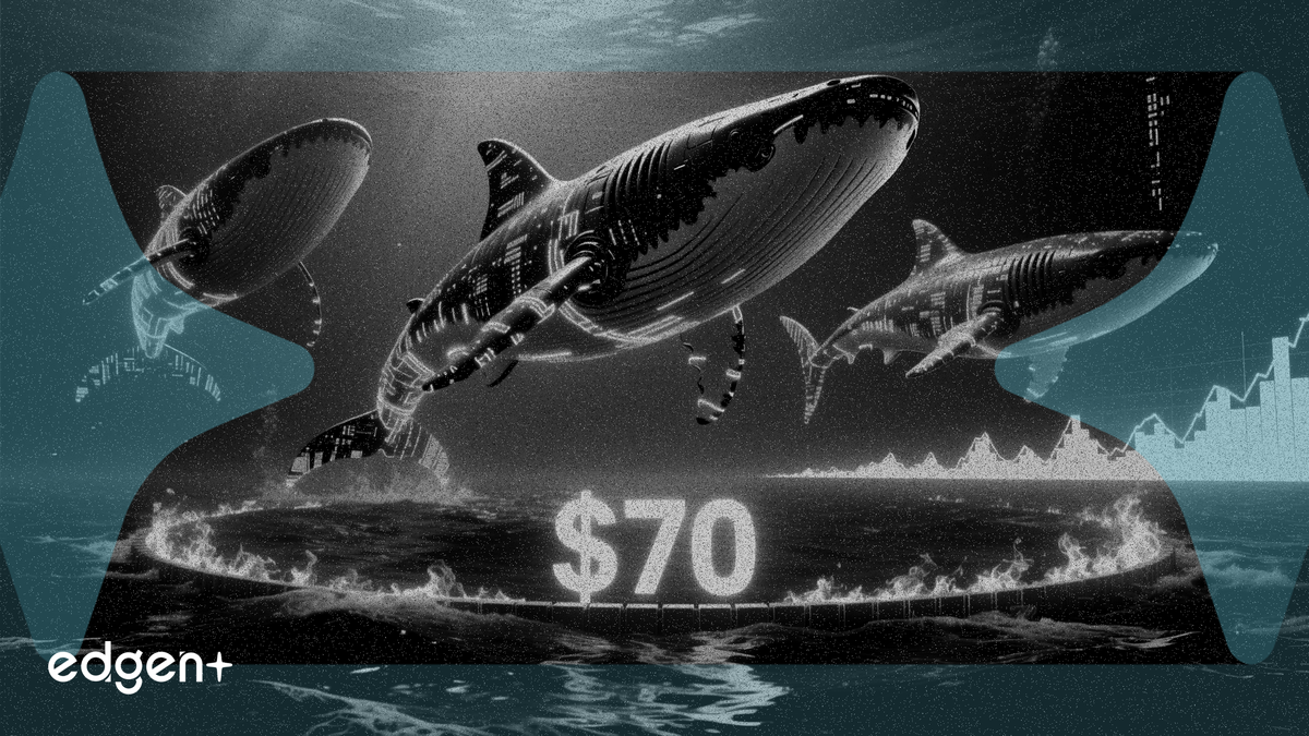 Hyperliquid whales accumulate $55 million in HYPE as token holds $70 support