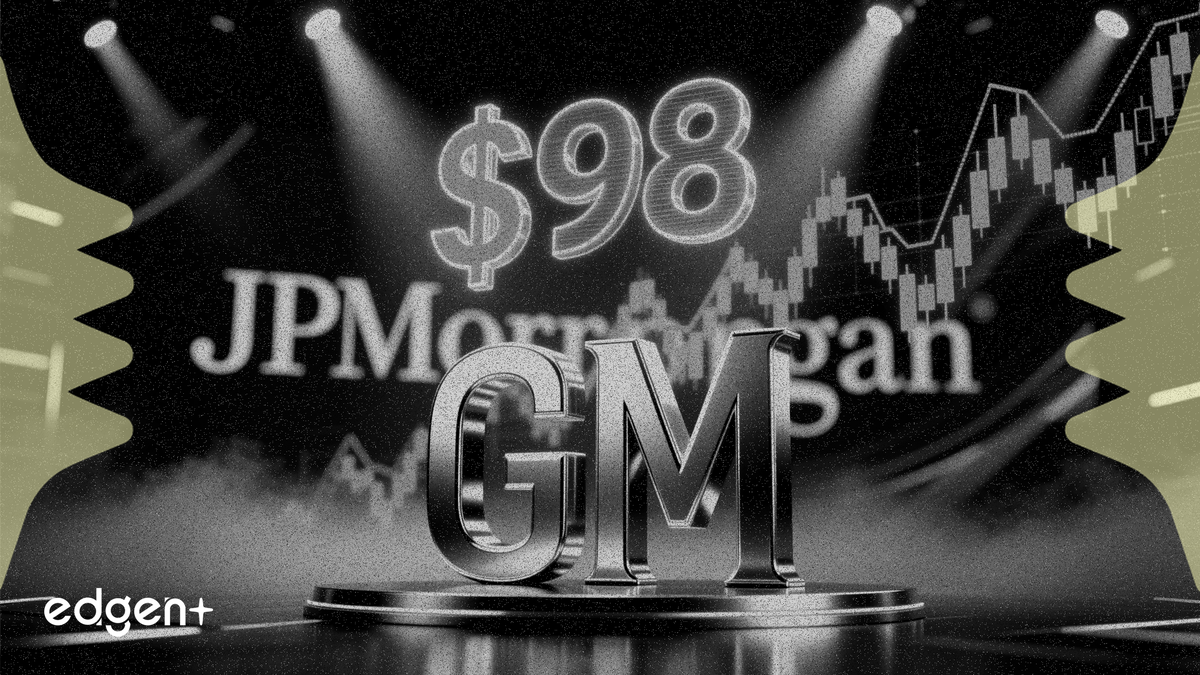 JPMorgan Initiates General Motors Coverage With $98 Price Target
