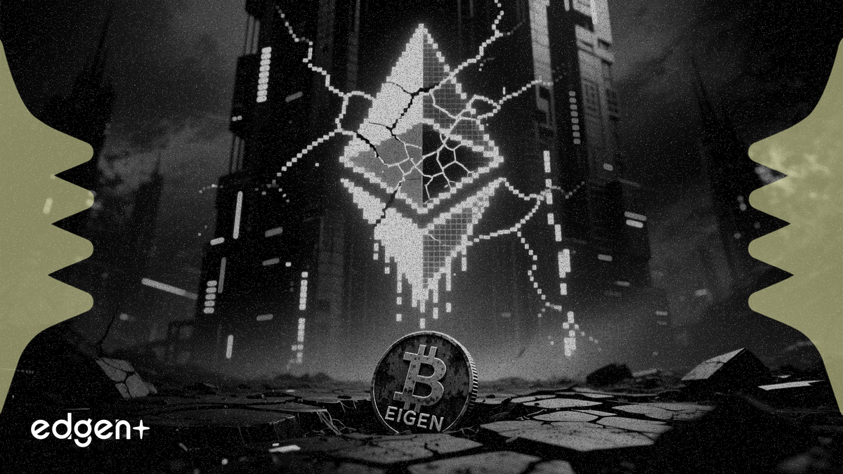 Kraken's $107M ETH deposit into Eigencloud contrasts with EIGEN's 96% decline