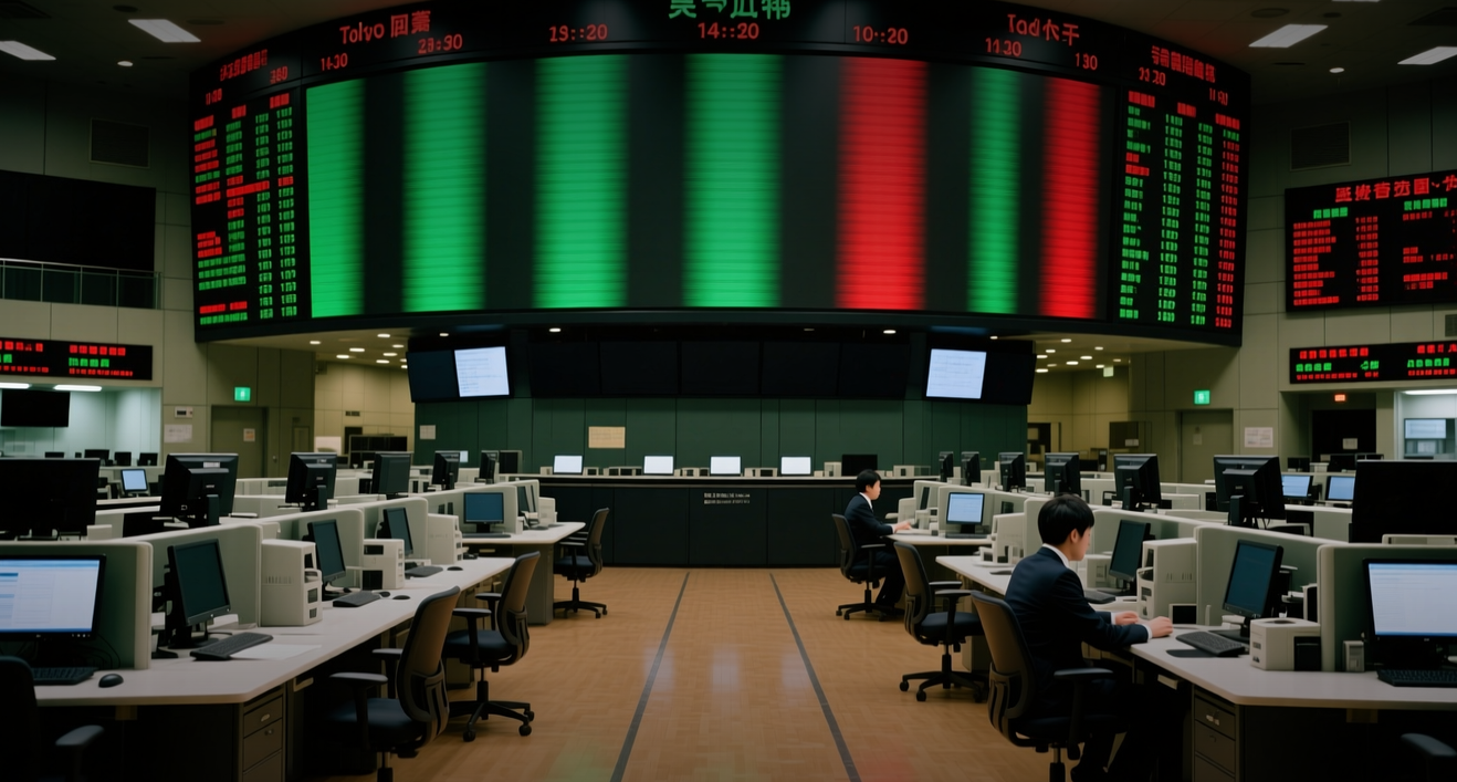Nikkei falls 0.8% to 64,980 as electronics stocks lead decline