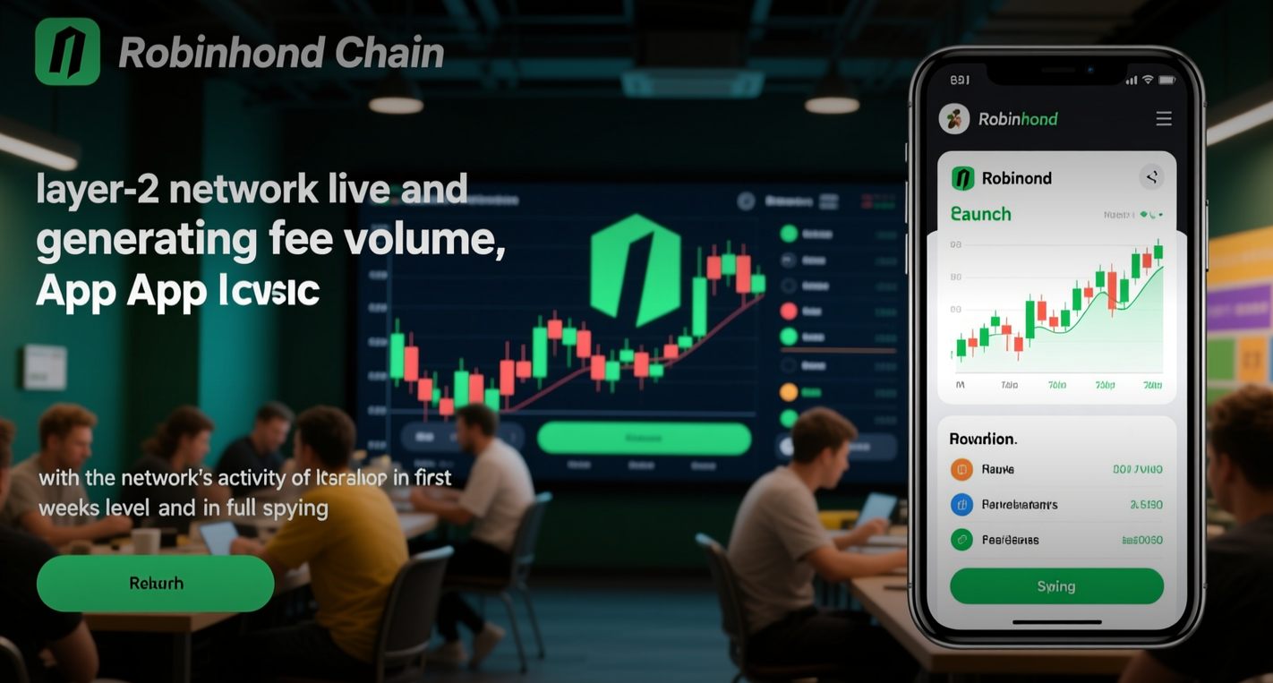 Robinhood Chain generates $33M in fees, topping Solana and BNB Chain