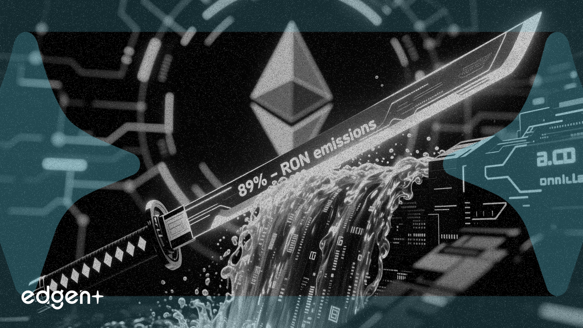 Ronin Cuts RON Emissions by 89% After Ethereum L2 Migration