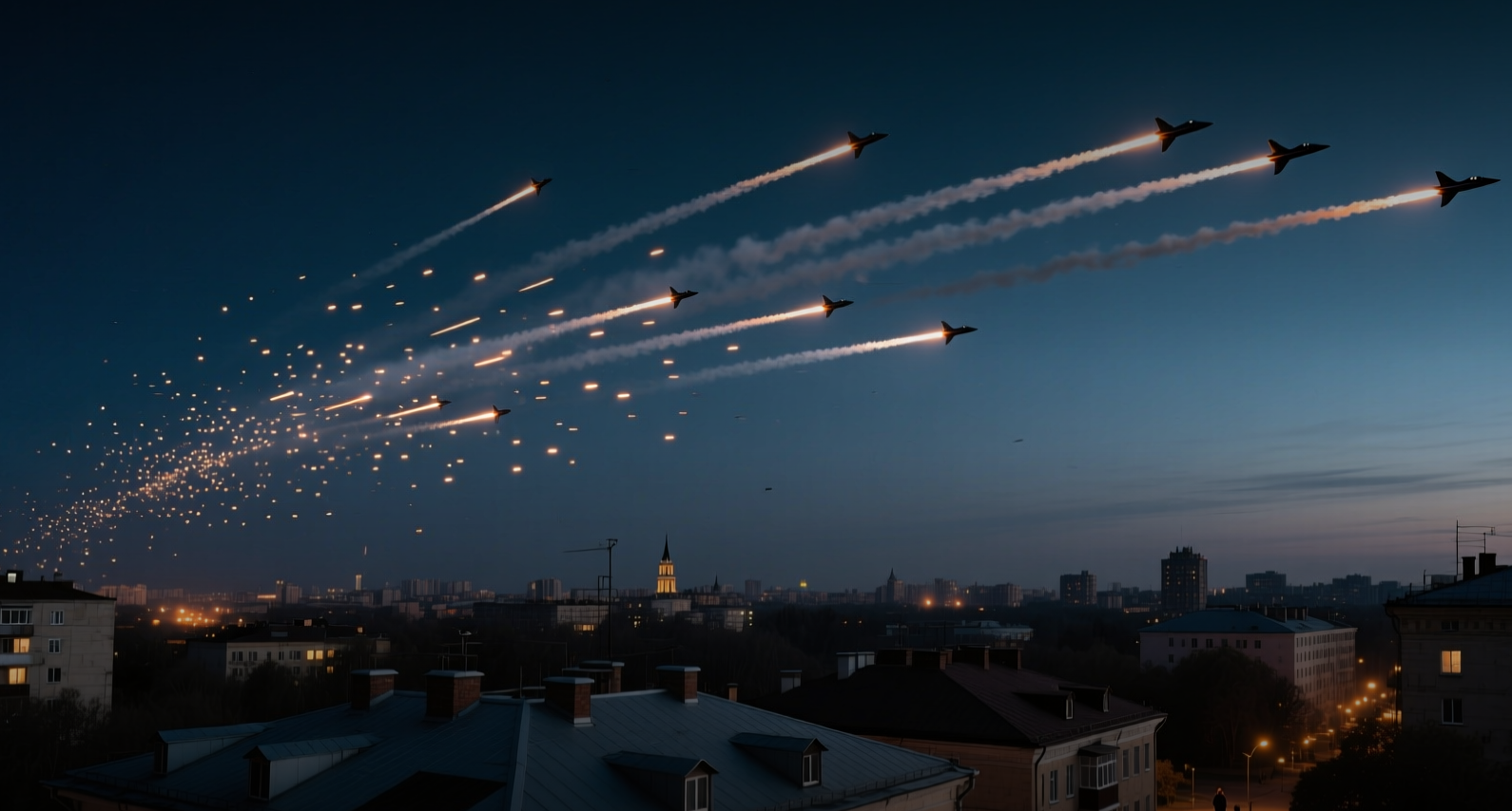 Russia's jet drone surge cuts Ukraine interception rates to 87%