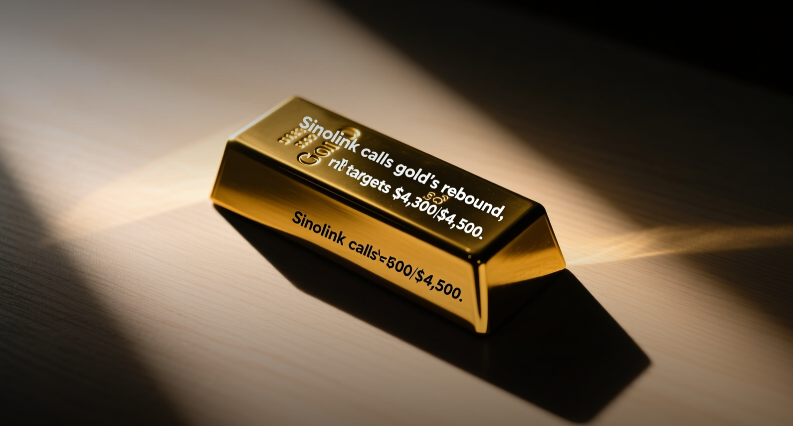 Sinolink calls gold's rebound a false rally, targets $4,300-$4,500