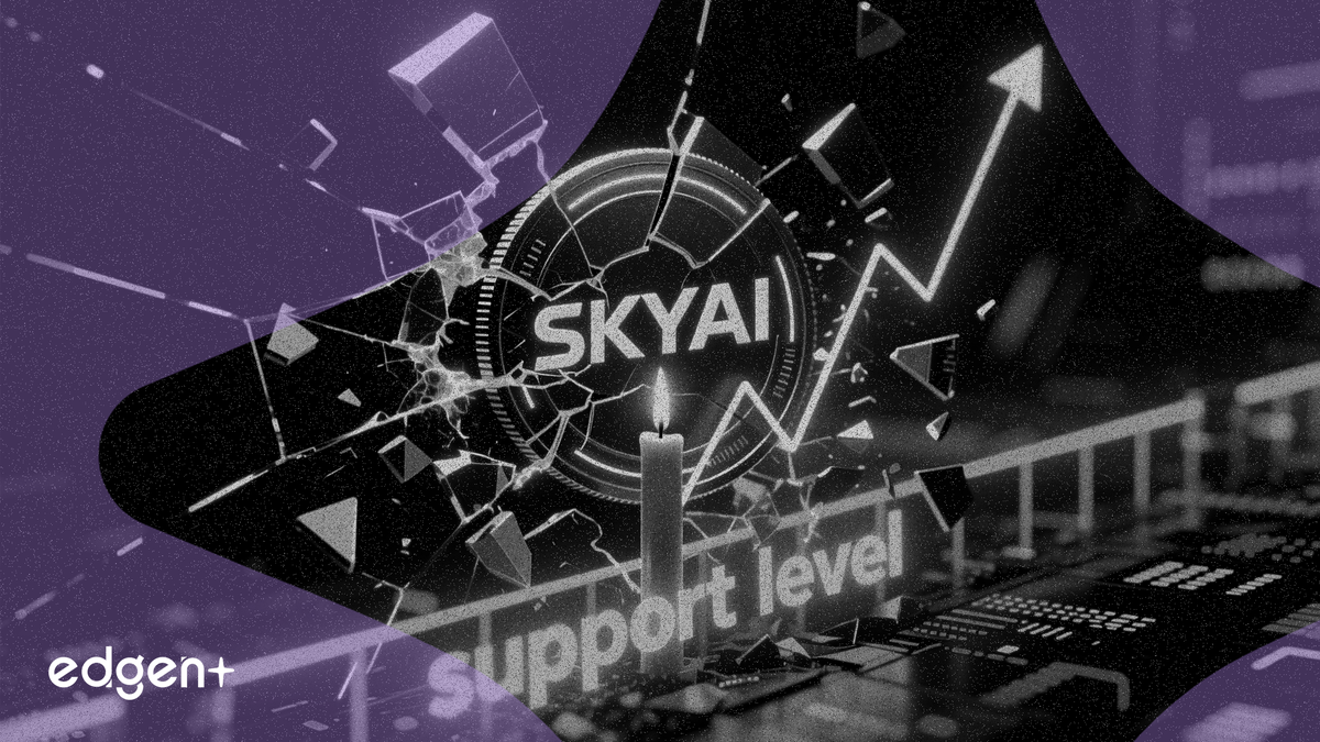 SKYAI drops 19% as bearish pressure tests key support level