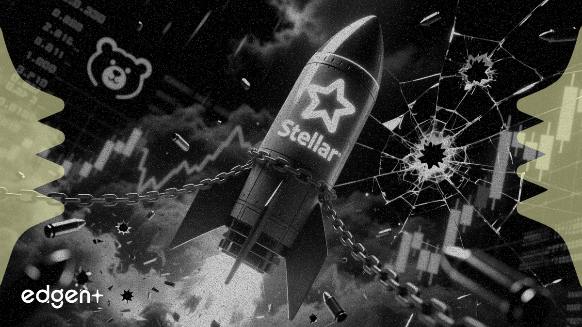 Stellar XLM surges 40% as short squeeze risks mount on bearish positioning