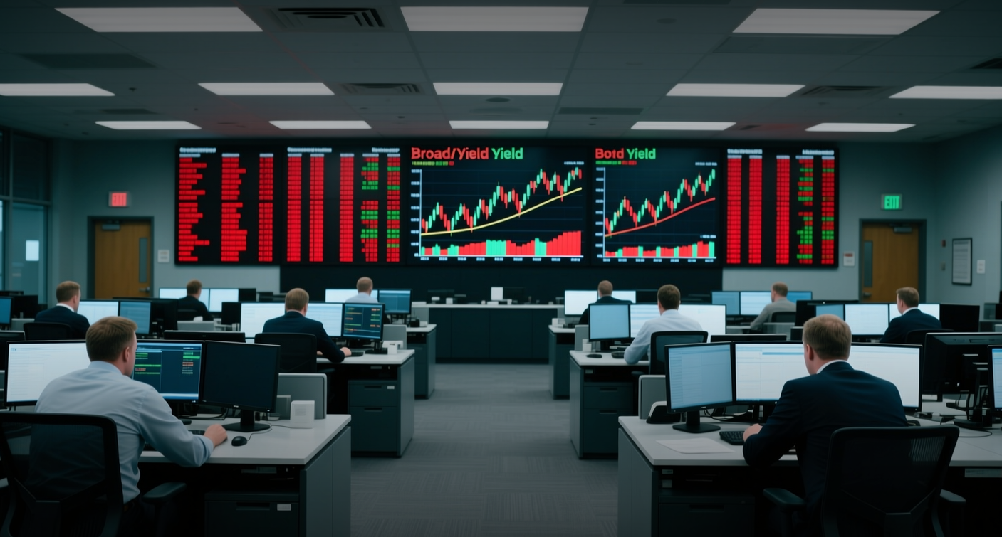 Stocks fall as Iran war, 4.8% bond yields hit September
