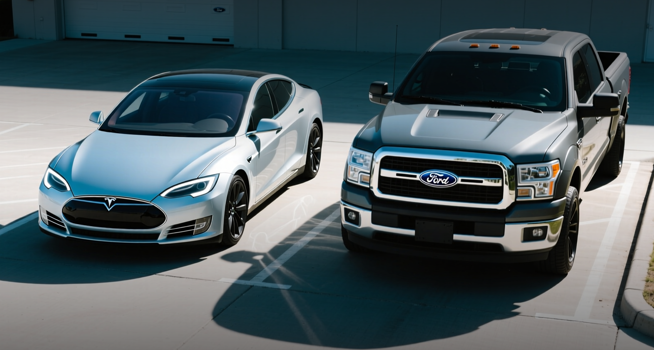 Tesla and Ford Split $1,000 as Earnings Diverge Sharply