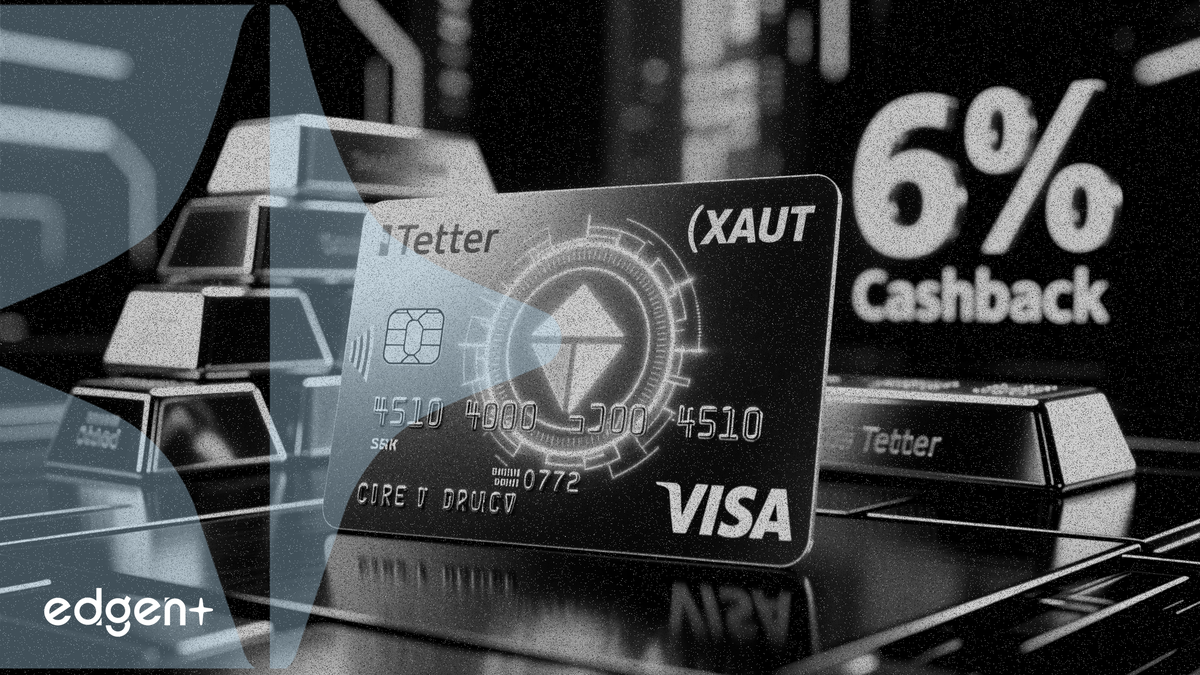 Tether launches gold-backed Visa card offering up to 6% XAUT cashback