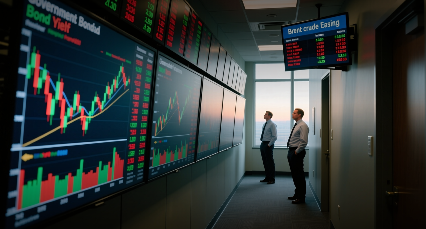 US 10-Year Yield Slips From 2023 Highs as Oil Retreats
