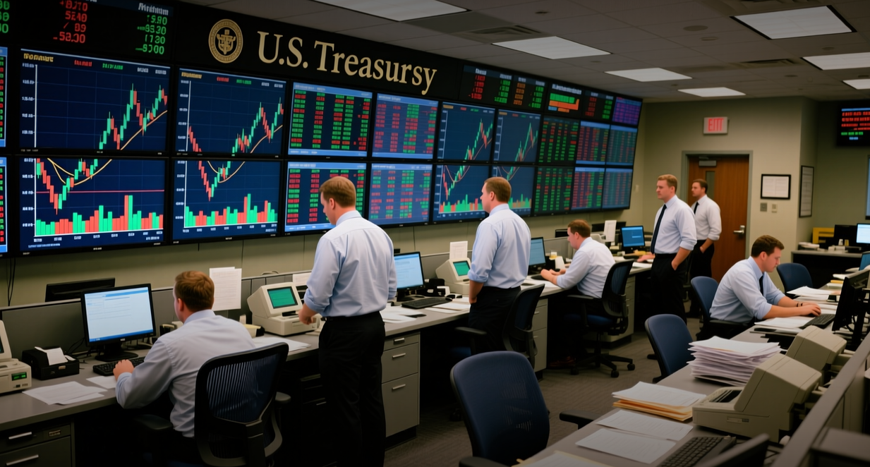 US 5-year Treasury yield tops 4.48%, pressuring growth stocks