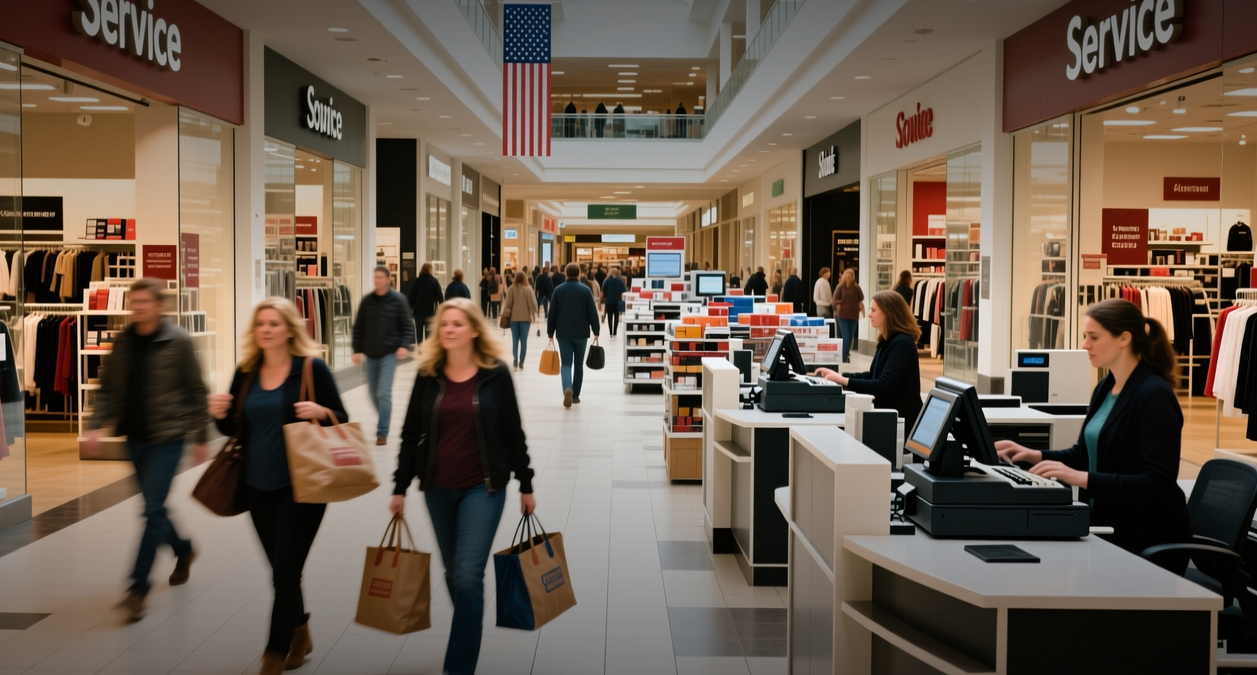 US services PMI hits 56.8 as manufacturing slips to 5-month low