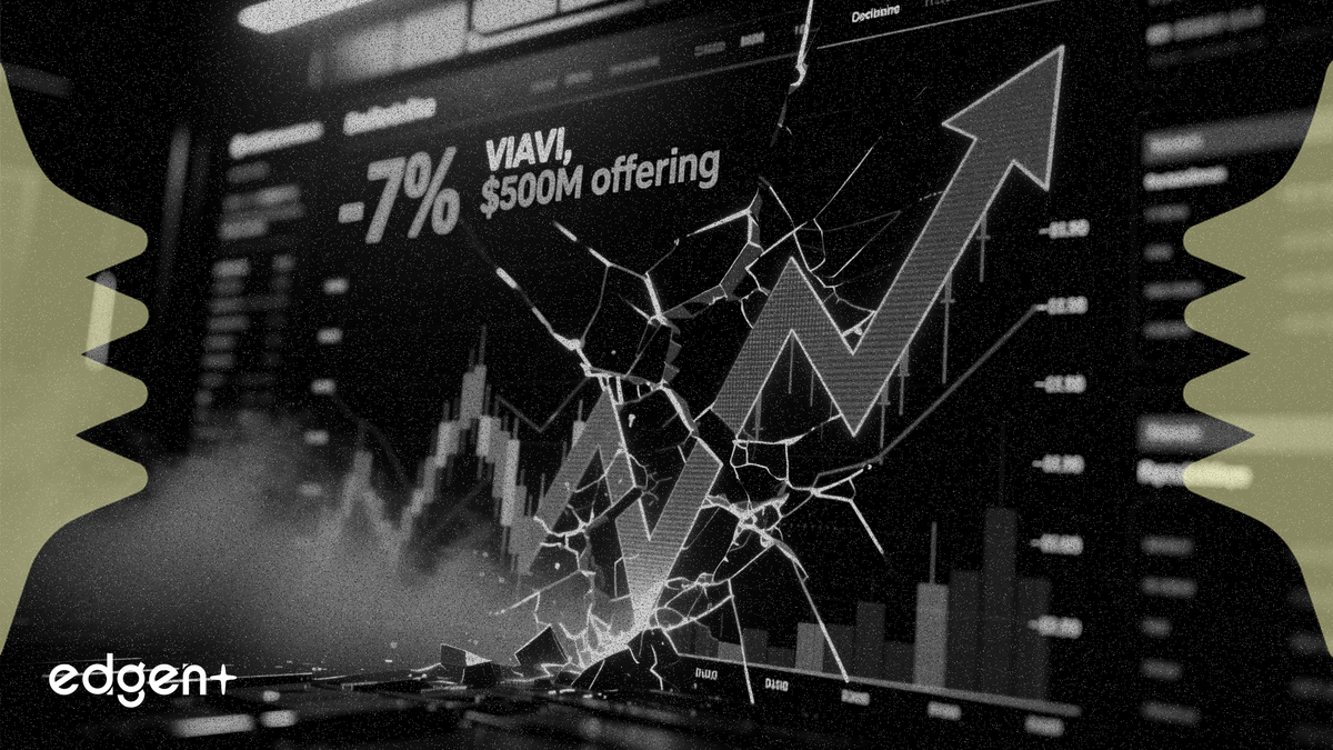 Viavi Solutions Drops 7% After Pricing $500 Million Stock Offering