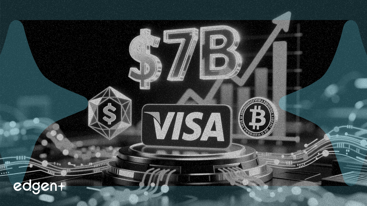 Visa Crypto Volume Hits $7B, Adds Polygon and Base