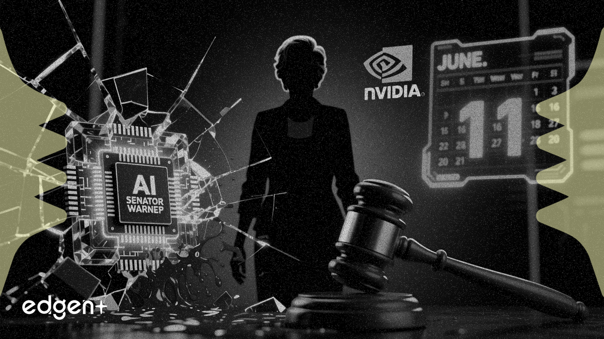 Warren invites Nvidia's Huang to June 11 hearing on China chip sales
